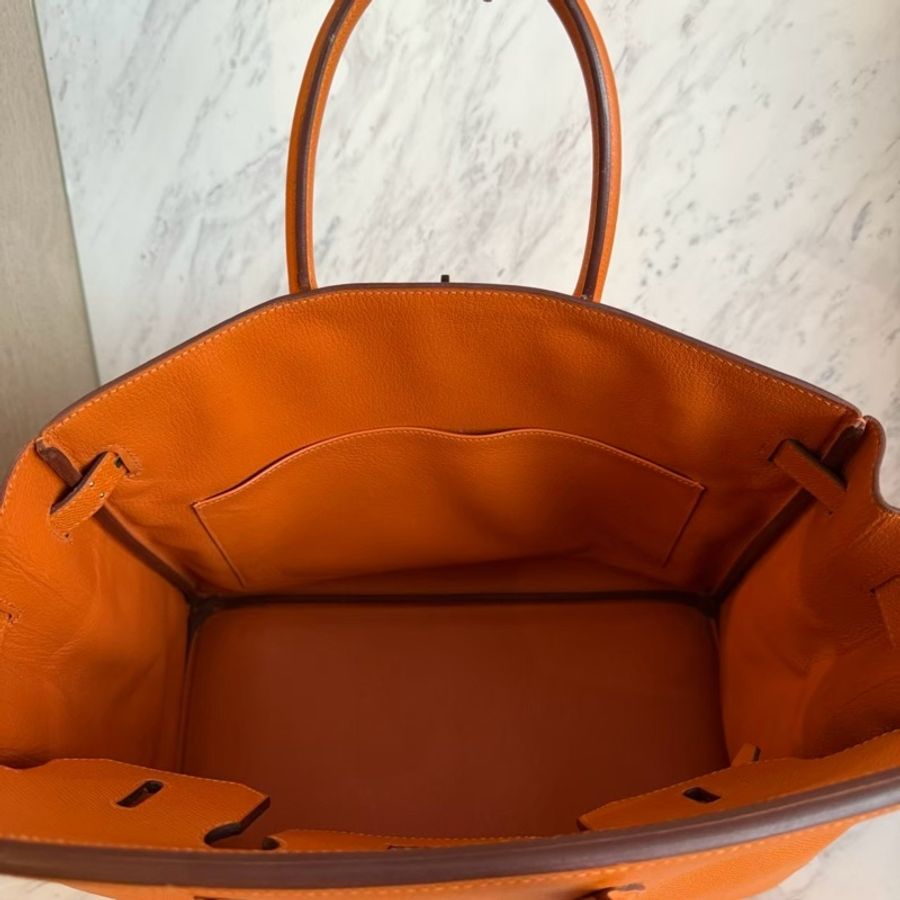 HERMES HAC32愛馬仕橘手提包-36
