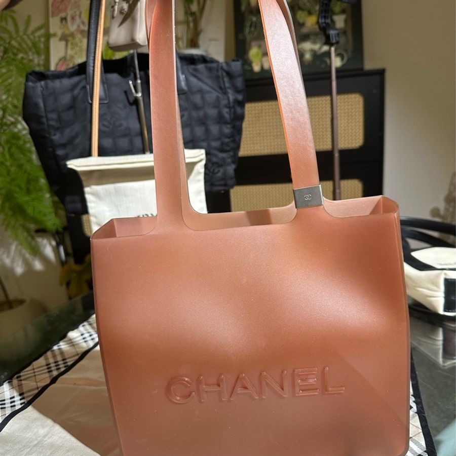 出清 香奈兒 Chanel 果凍肩背手提包-0