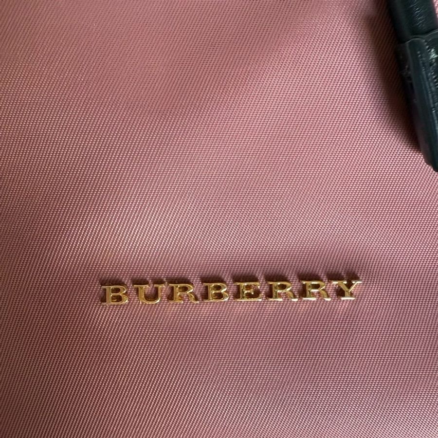 甜甜美BURBERRY 雙肩尼龍後背包-3