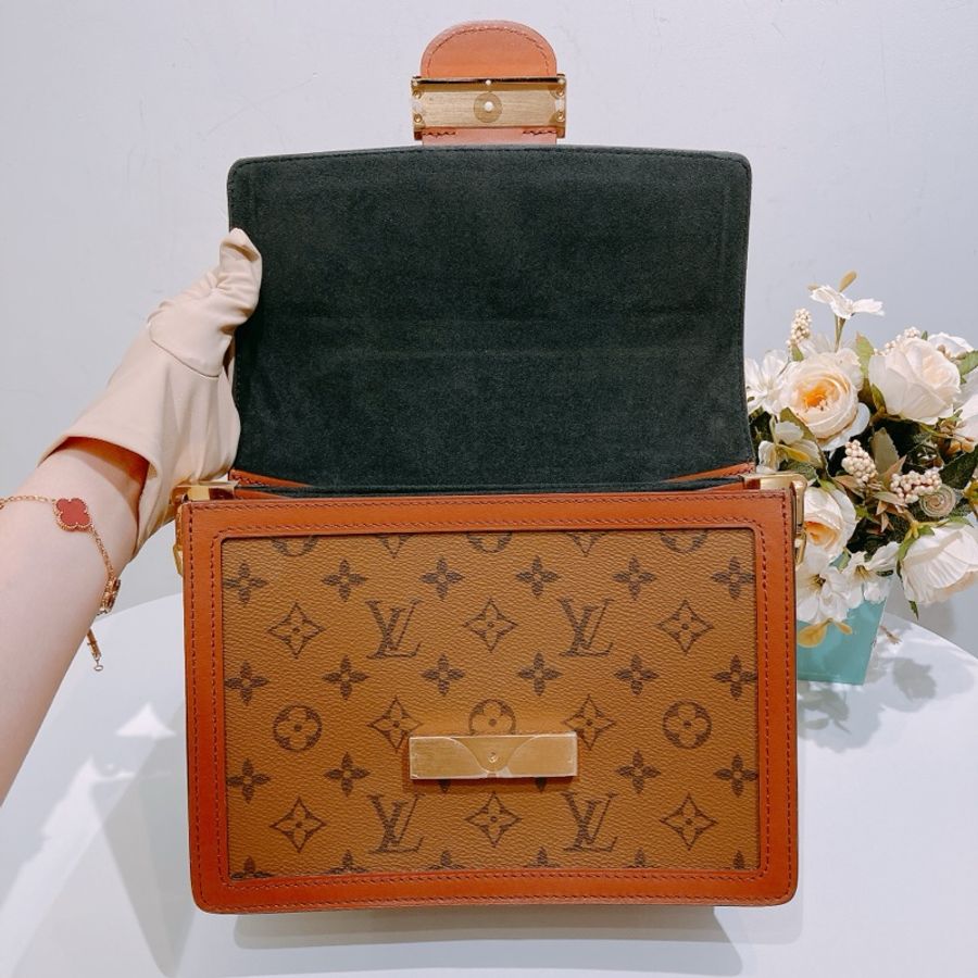 TW4378 Louis Vuitton 路易威登 達芙妮 中號 老花Dauphine MM Monogram Cnavas-10