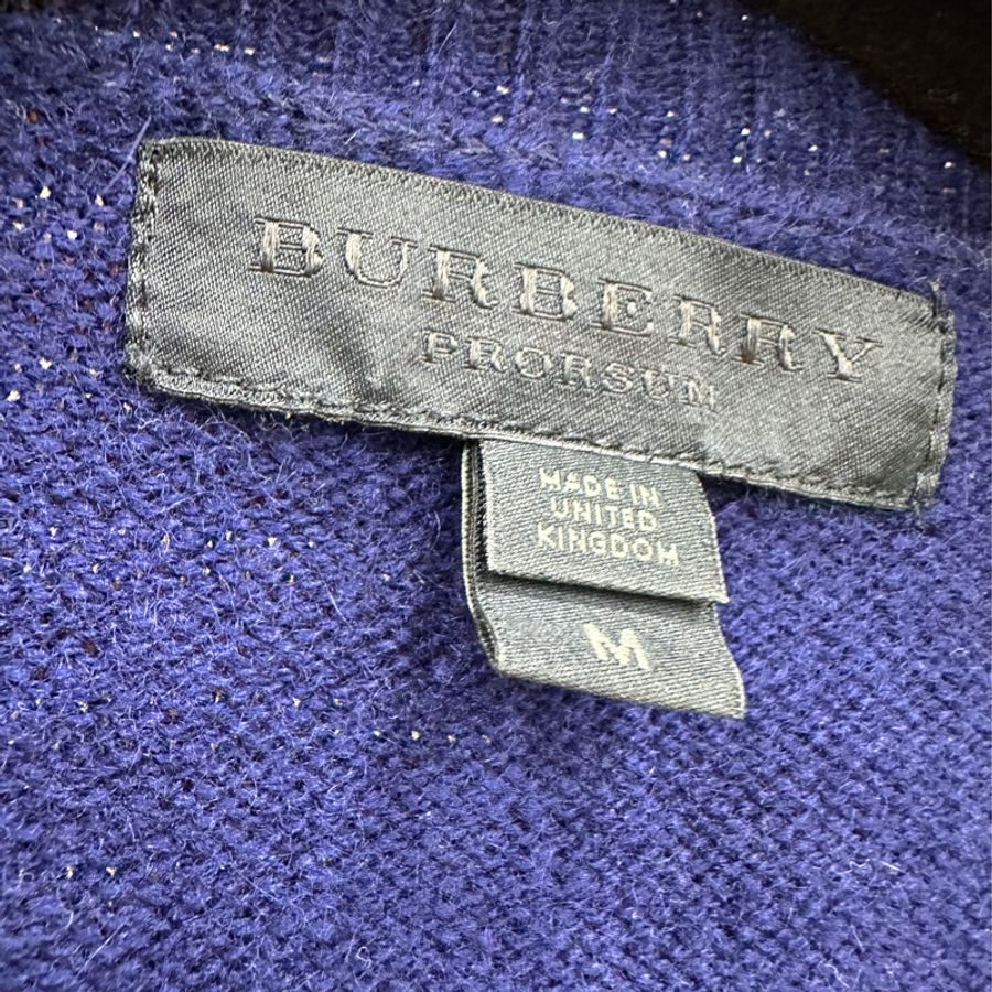 Burberry 走秀款羊絨毛衣 M碼-2