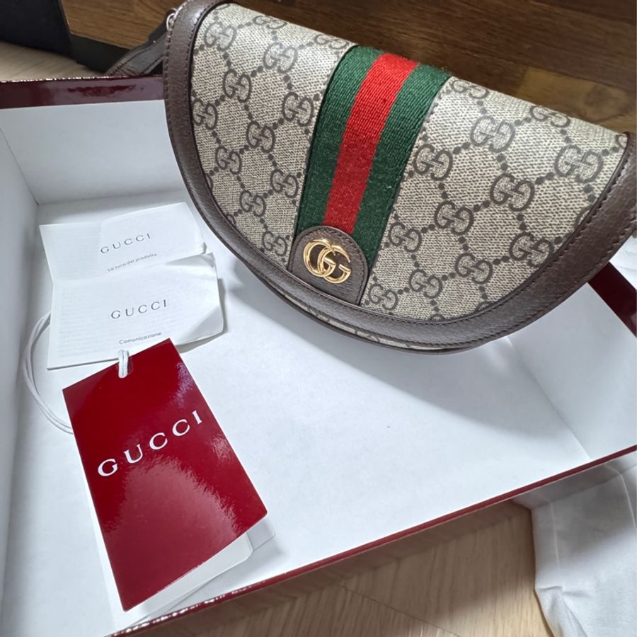 全新Gucci Ophidia 翻蓋馬鞍包(全網最低價,倒數~)-0