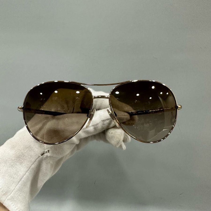 Burberry 金框金屬格紋 墨鏡 ray ban 款-17