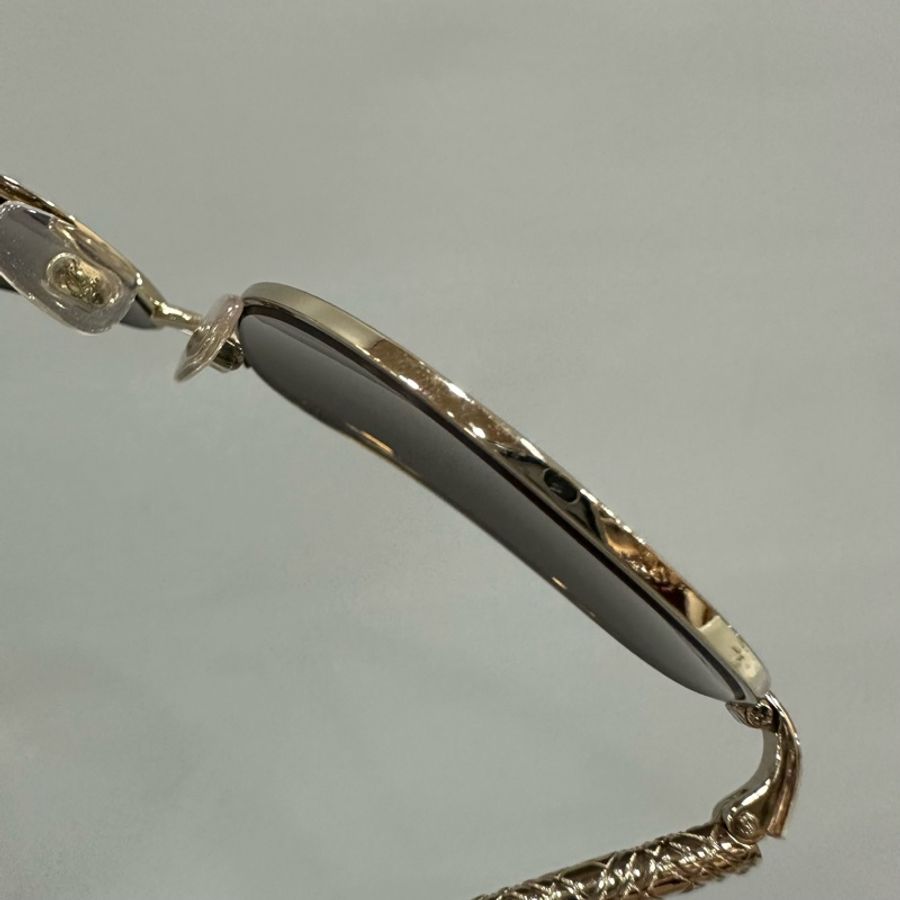 Burberry 金框金屬格紋 墨鏡 ray ban 款-20