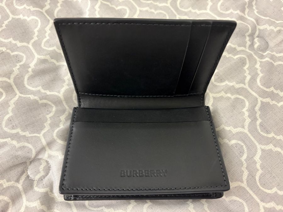 BURBERRY格紋折疊式卡片夾-3