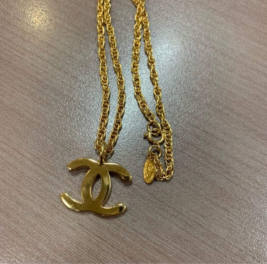 Chanel 經典大logo絞絲鏈項鍊-2