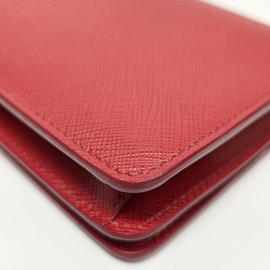 Prada - Pouch Wallet with Chain紅色-11