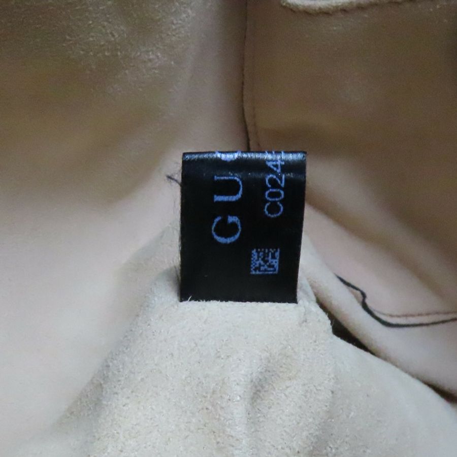 黑色 牛皮 GG Marmont Bucket 水痛包 肩背包 476674-10