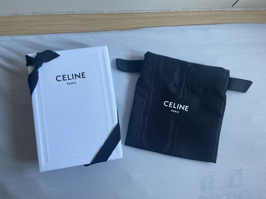 Celine老花拉鍊卡夾-6