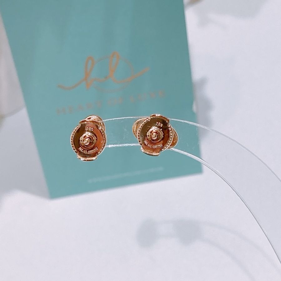 TW4390 Hermes 愛馬仕18k玫瑰金豬鼻耳環Chaine D'ancre 18K Rose Gold Earrings-3