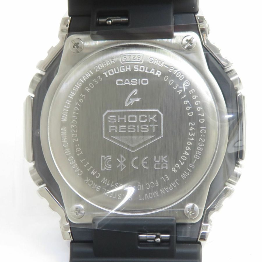 卡西歐 G-SHOCK G-STEEL Mobile Link GBM-2100-1AER 強韌太陽能手錶-4