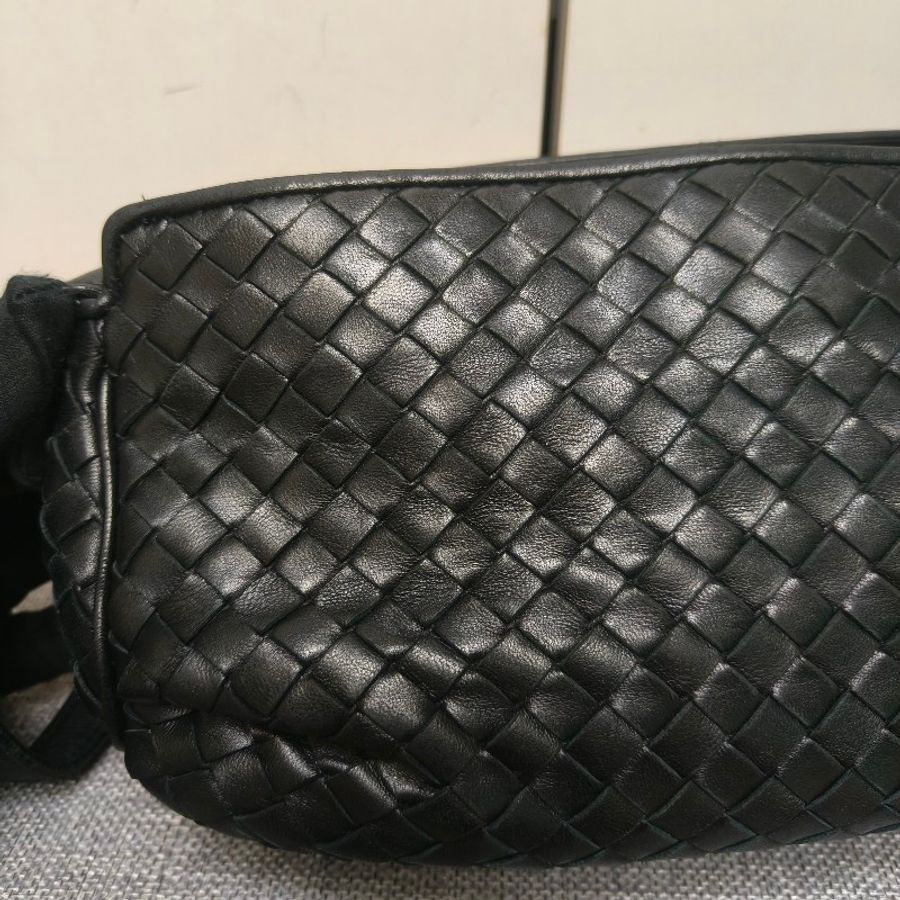🔥衝破200銷售🔥【限時降價回饋至9/21】㊣✨Bottega Veneta ✨寶緹嘉 BV 羊皮 黑色 編織 雲朵包 肩背包 手提包 編織包 斜背包/二手包/二手精品/保證正品🌳二手樹屋🌳-13