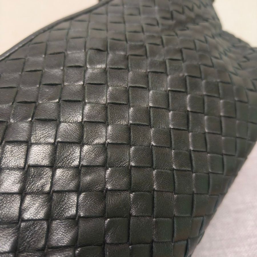 🔥衝破200銷售🔥【限時降價回饋至9/21】㊣✨Bottega Veneta ✨寶緹嘉 BV 羊皮 黑色 編織 雲朵包 肩背包 手提包 編織包 斜背包/二手包/二手精品/保證正品🌳二手樹屋🌳-19