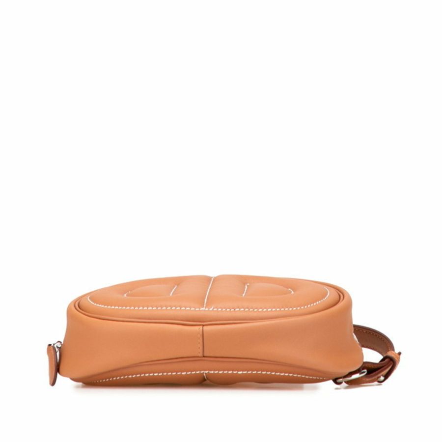 Hermes Hermès Body in the Loop 女士金棕色 Swift 包/腰包-2