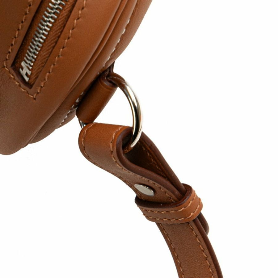 Hermes Hermès Body in the Loop 女士金棕色 Swift 包/腰包-4