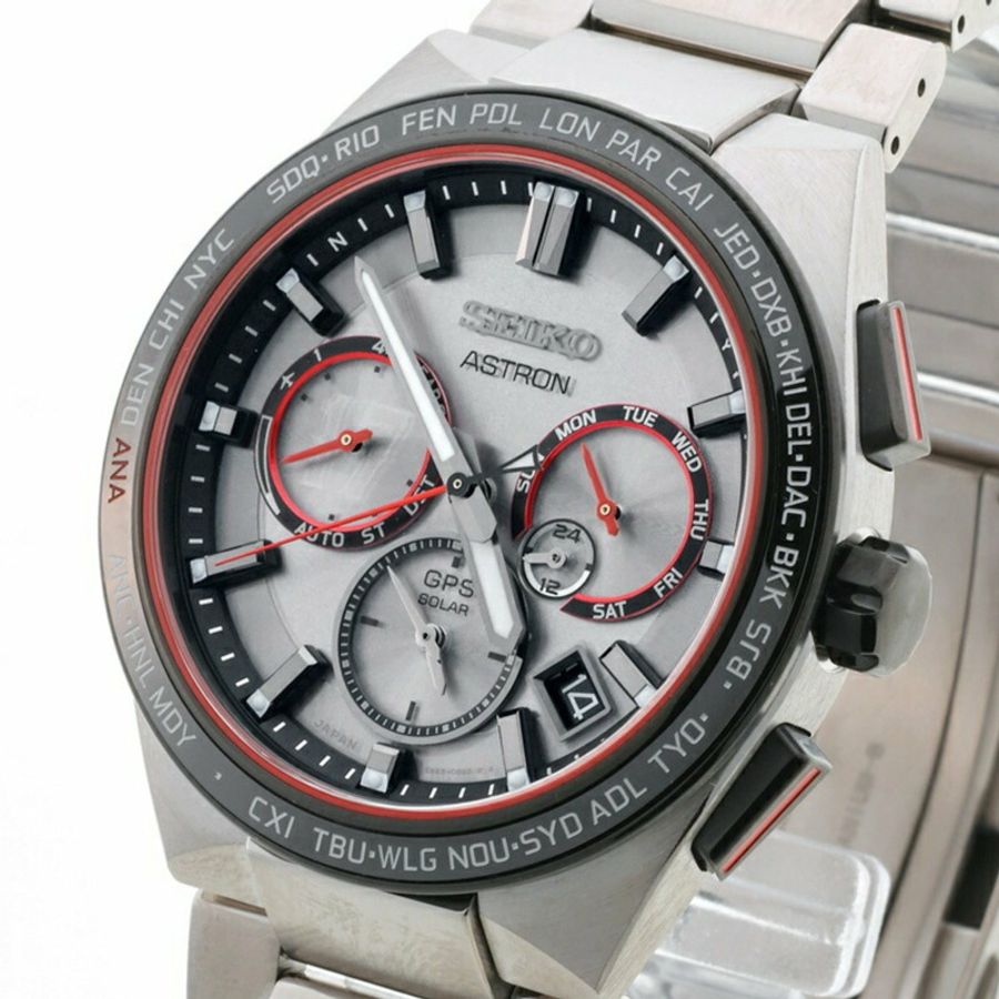 精工 Astron Nexter 大谷翔平 2022 限量版型號 SBXC125 5X53-0BX0 石英腕錶 GPS 太陽能 A-158651-1