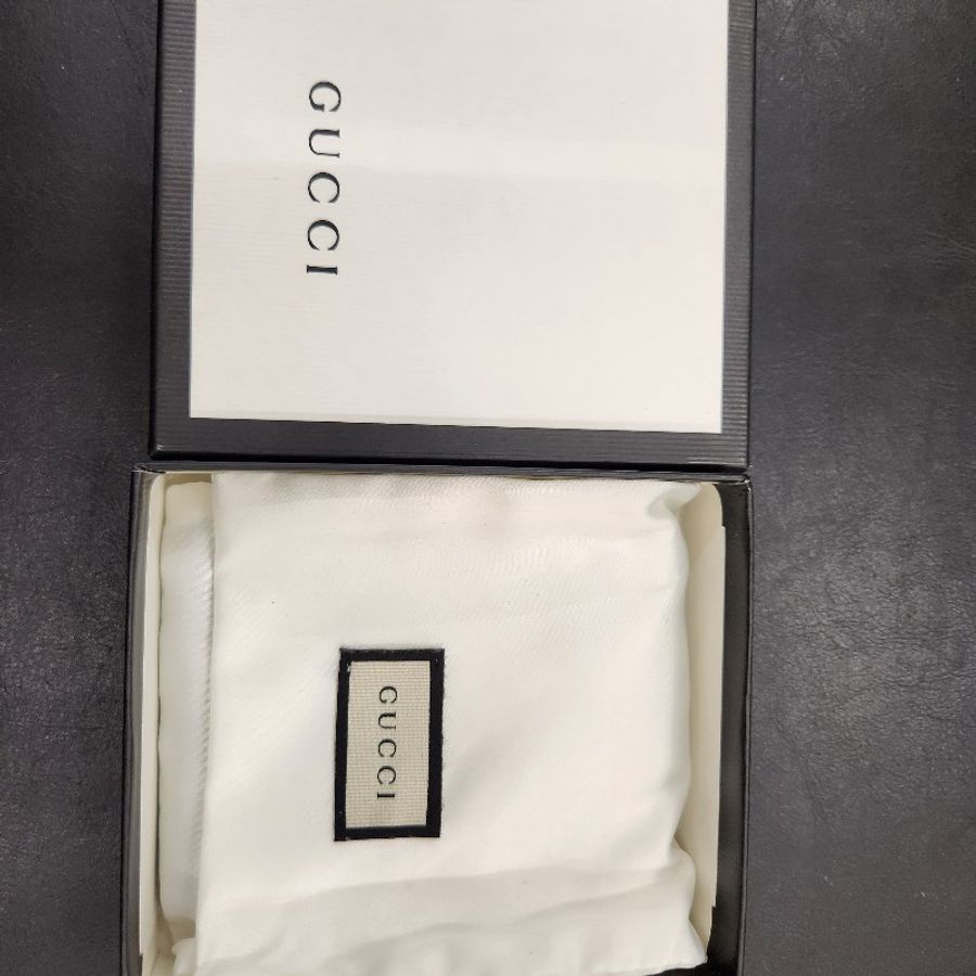 GUCCI 古馳 經典Guccissima GG壓紋牛皮摺疊短夾(黑色-6卡260987-BMJ1N-1000)-6