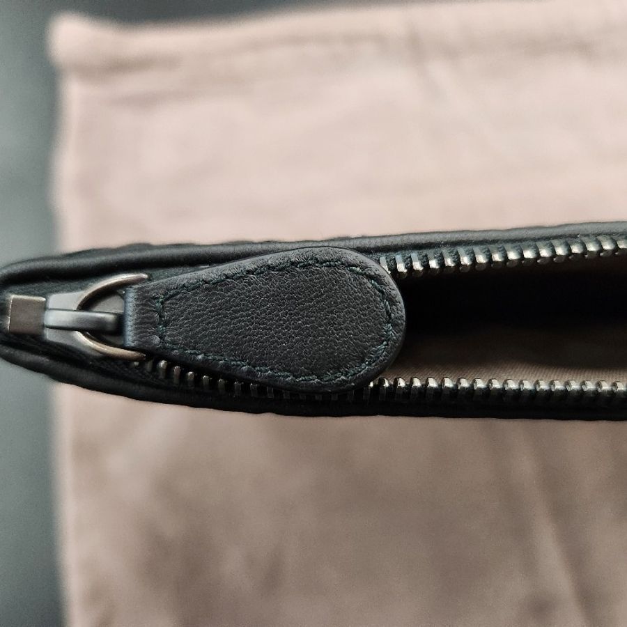 BOTTEGA VENETA BV 編織手拿包 無隔層 25cm 黑-6
