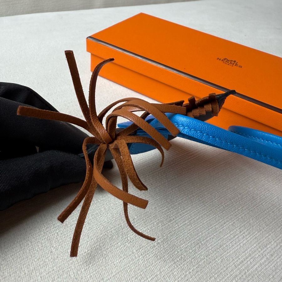 HERMES 愛馬仕Rodeo PM小馬37金棕黑藍色-5