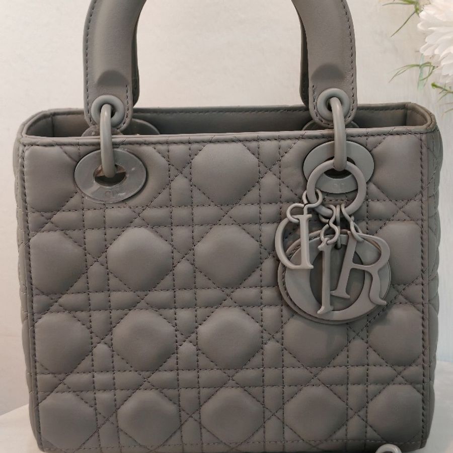 Dior Lady Dior 磨砂牛皮四格款-5
