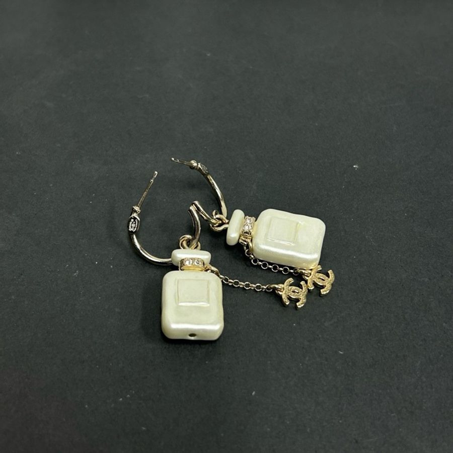 CHANEL 5號香水瓶耳環 附件:盒子,冊子~-3