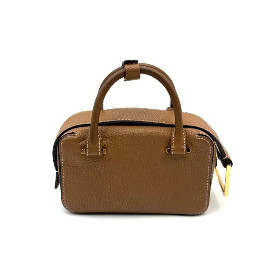 Delvaux Cool Box Nano Brown Taurillon Soft Calfskin 2way Bag 德爾沃 迷你啡色牛皮兩用袋-1
