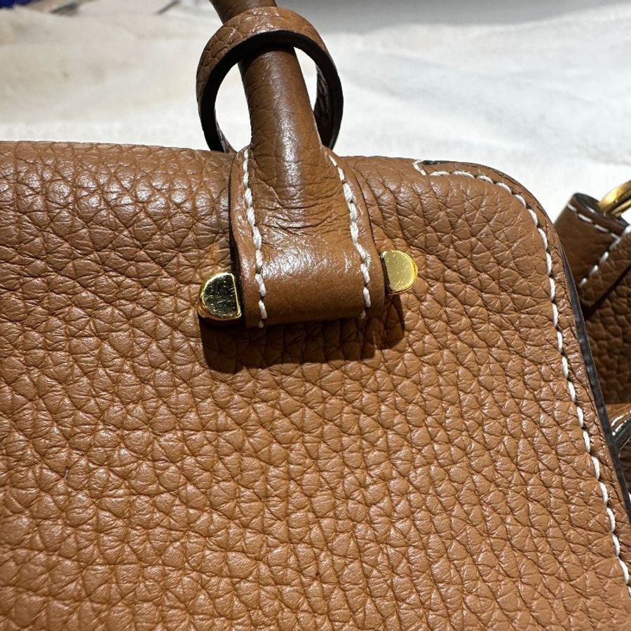 Delvaux Cool Box Nano Brown Taurillon Soft Calfskin 2way Bag 德爾沃 迷你啡色牛皮兩用袋-8