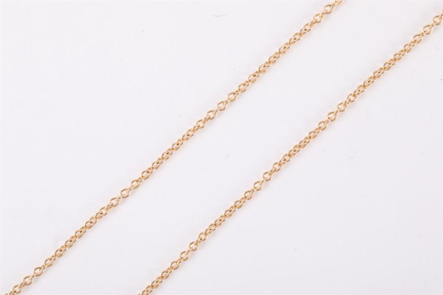 TIFFANY&CO(蒂芙尼) Tiffany T 微笑項鏈 小號 18K黃金 項鏈 黃金-3