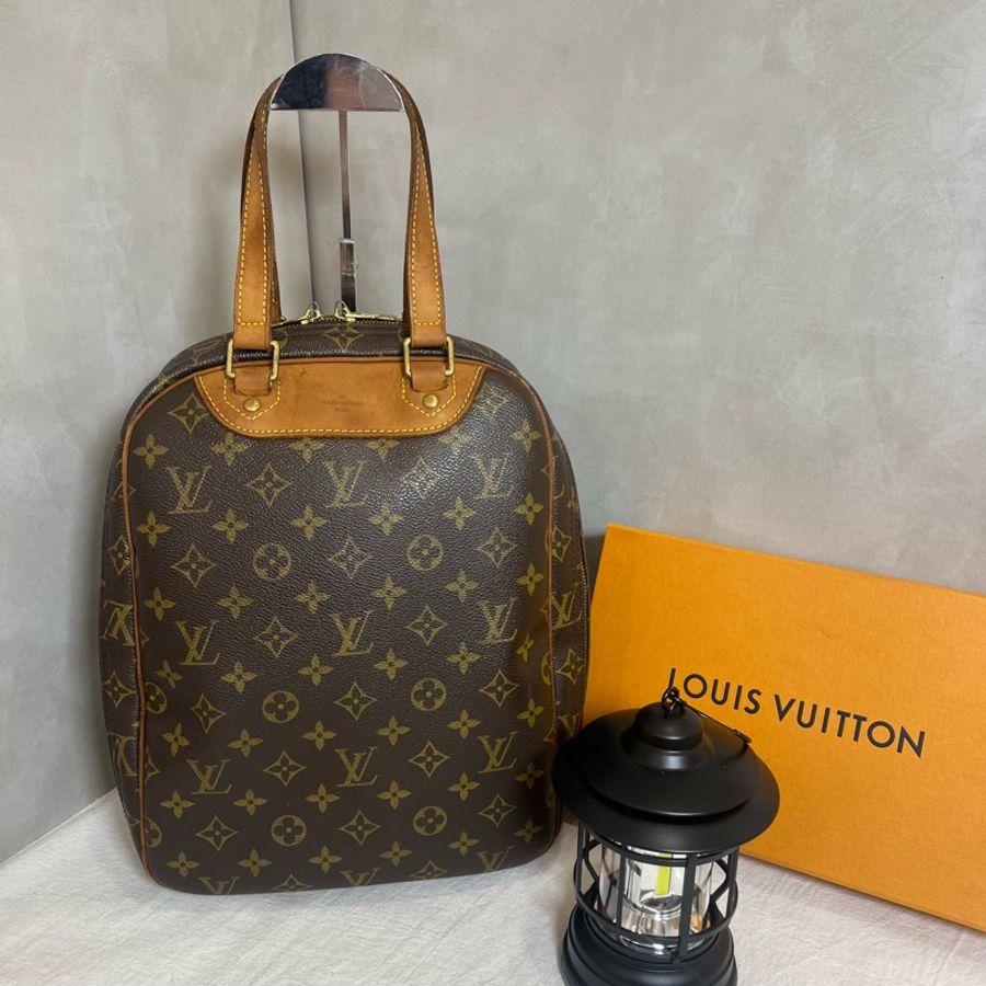 Louis Vuitton 金扣手提袋 鞋袋-1