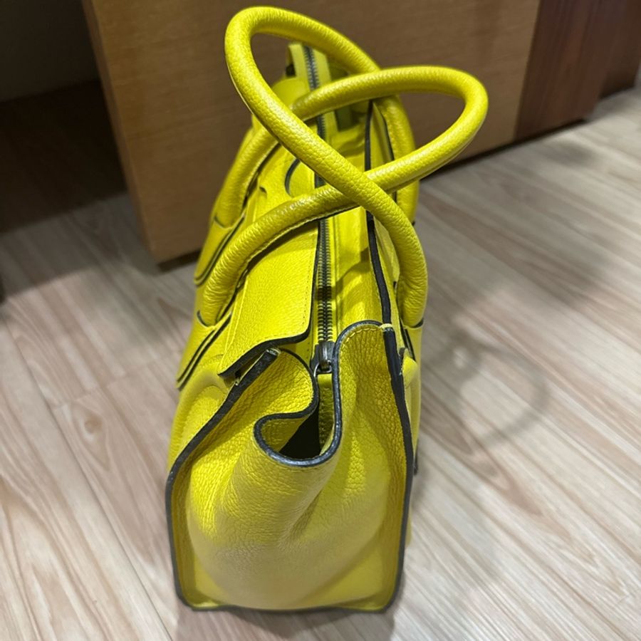 Celine micro luggage 黃 冏包-2