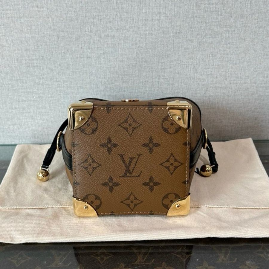 LV noe purse老花肩背斜背燒賣包 芯片款 11.5*11.5*11.5 99新配件塵袋-3