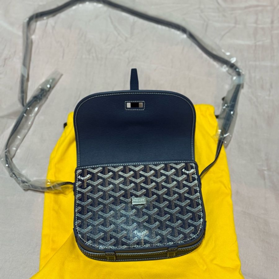 Goyard 郵差包 PM 藍色/ Belvedere PM Bag-7