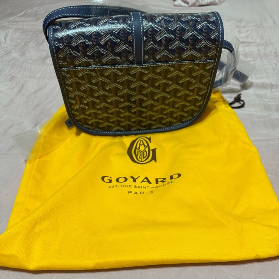 Goyard 郵差包 PM 藍色/ Belvedere PM Bag-9