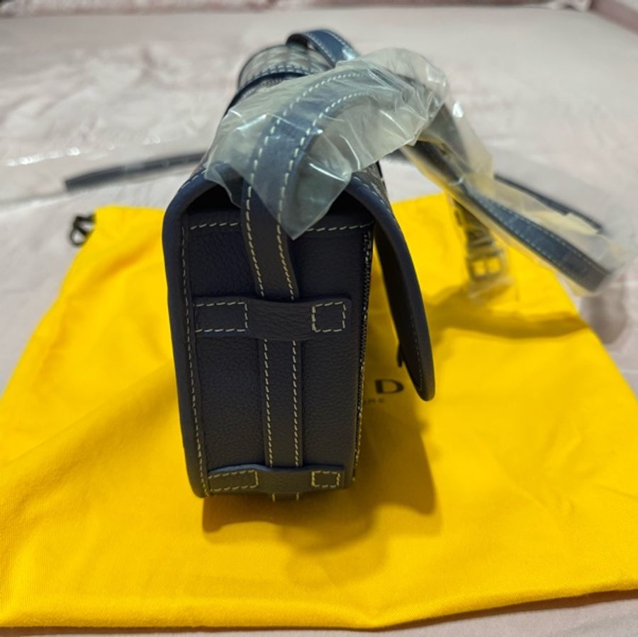 Goyard 郵差包 PM 藍色/ Belvedere PM Bag-12