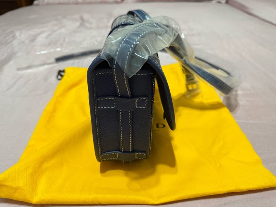 Goyard 郵差包 PM 藍色/ Belvedere PM Bag-13