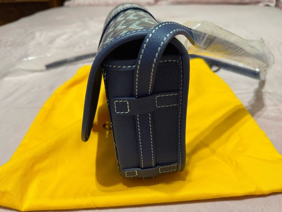 Goyard 郵差包 PM 藍色/ Belvedere PM Bag-14