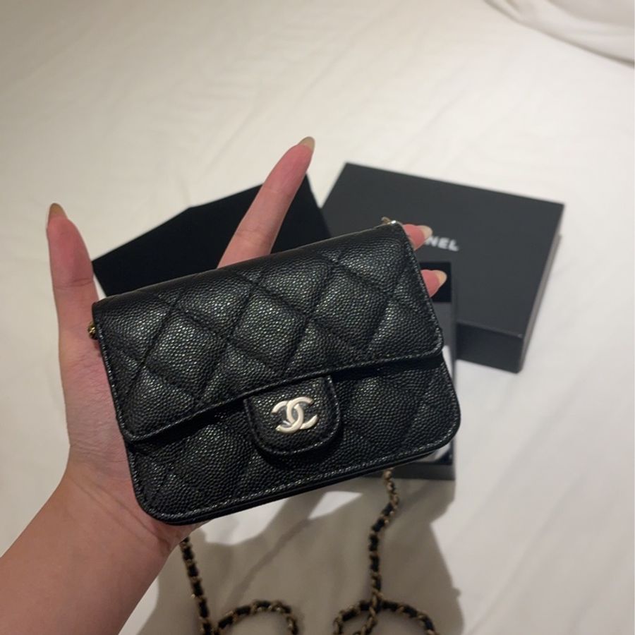 Chanel mini wallet on chain 鏈條斜背包-2