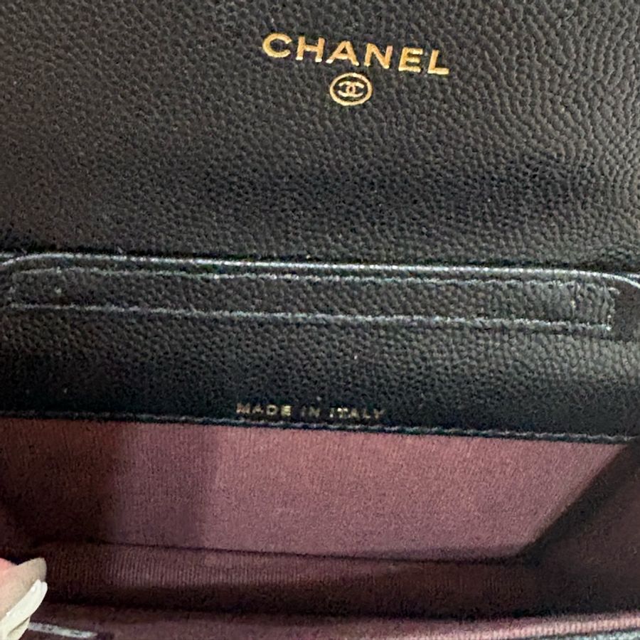 Chanel mini wallet on chain 鏈條斜背包-3