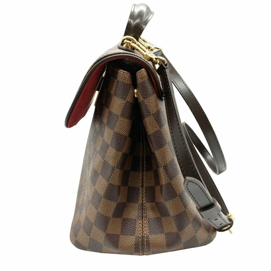 LOUIS VUITTON Bergamo 中號 Damier 單肩包 棕色 N41168 F3181 女款-3