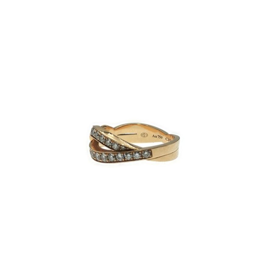 Chaumet 尚美巴黎 18K 玫瑰金 戒指 女款 Size 54-2
