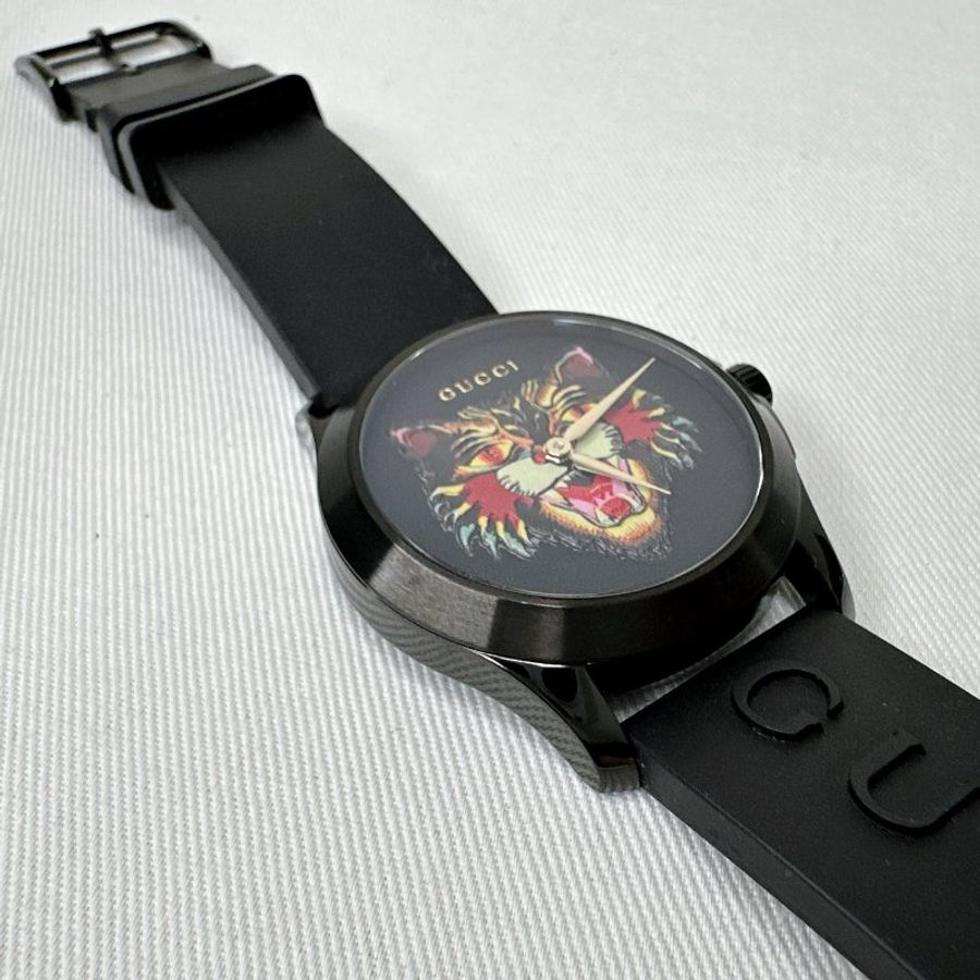 GUCCI G-Timeless虎頭圖案手錶-7