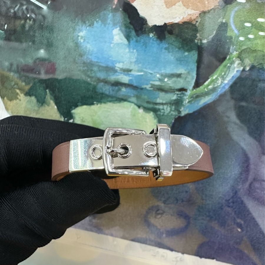 Hermes 皮繩手環-3