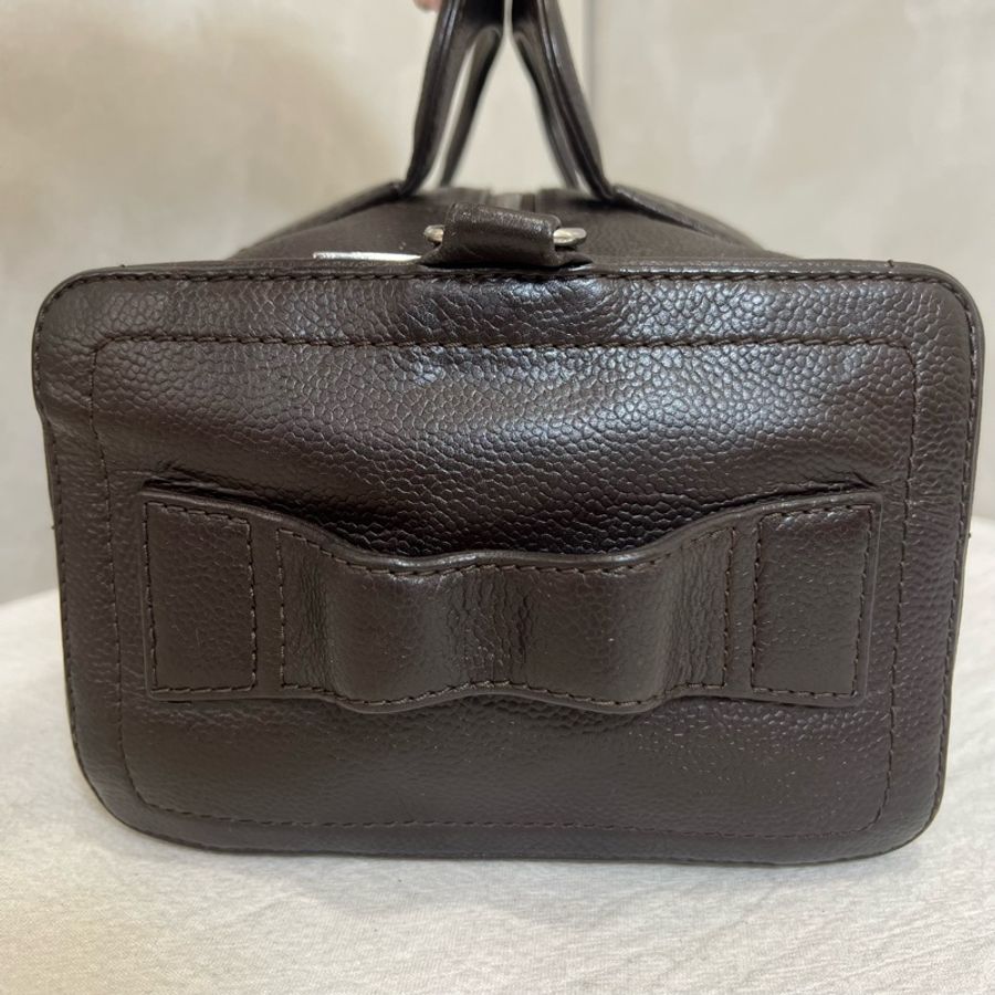 Chanel 香奈兒復古皮革波士頓手袋-7