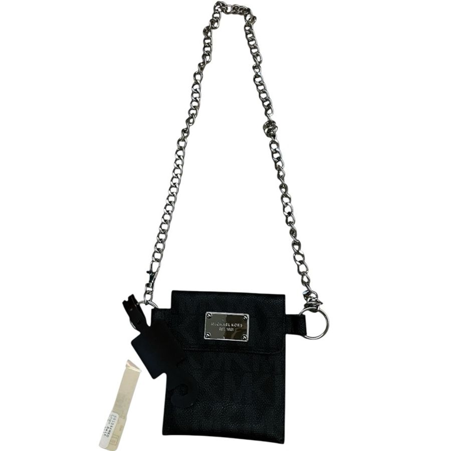 🔥🔥『MK Michael Kors』斜紋logo手機包/肩包/腰包 | 鏈條可調長短 | 原廠吊牌真品 | 單品特價中-11