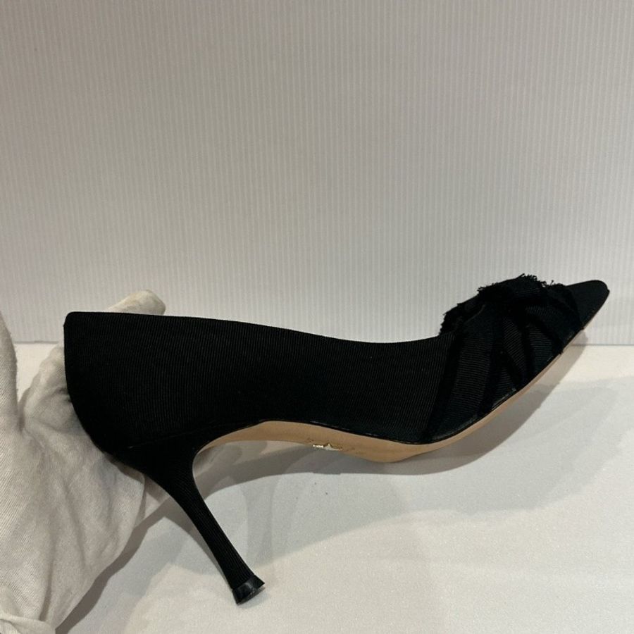 莉亞精品♡ChristianDior珍珠蝴蝶結跟鞋 尺碼39-8