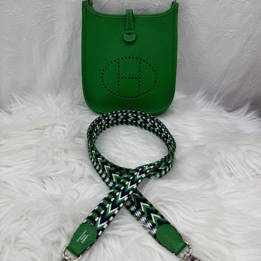 Hermès Bamboo Clemence Mini Evelyne Bag-0