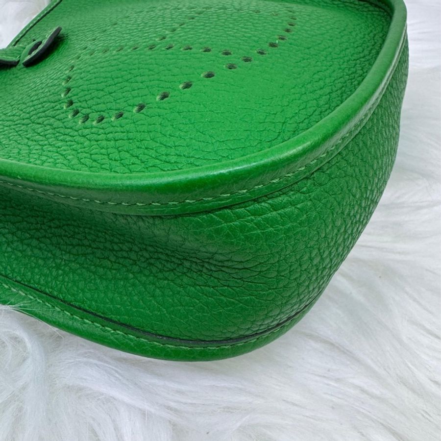 Hermès Bamboo Clemence Mini Evelyne Bag-13