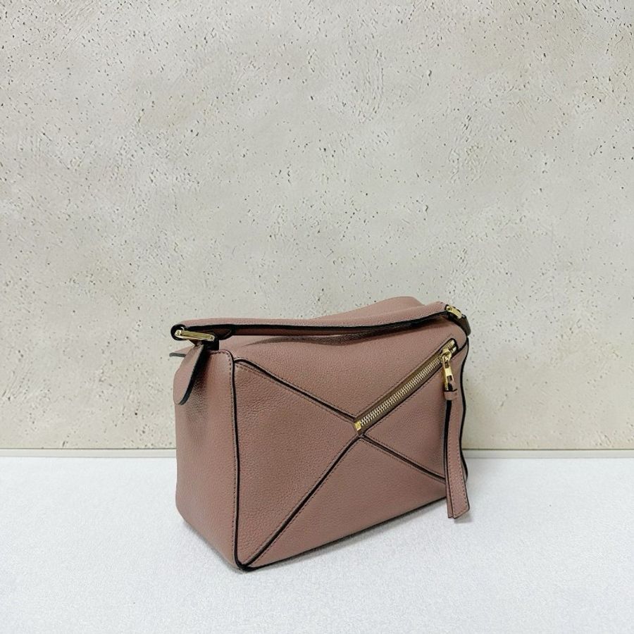 Loewe puzzle small 小號乾枯玫瑰色-2