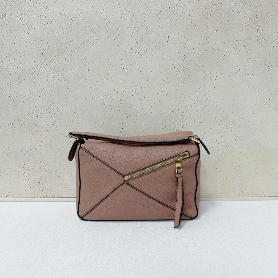 Loewe puzzle small 小號乾枯玫瑰色-7