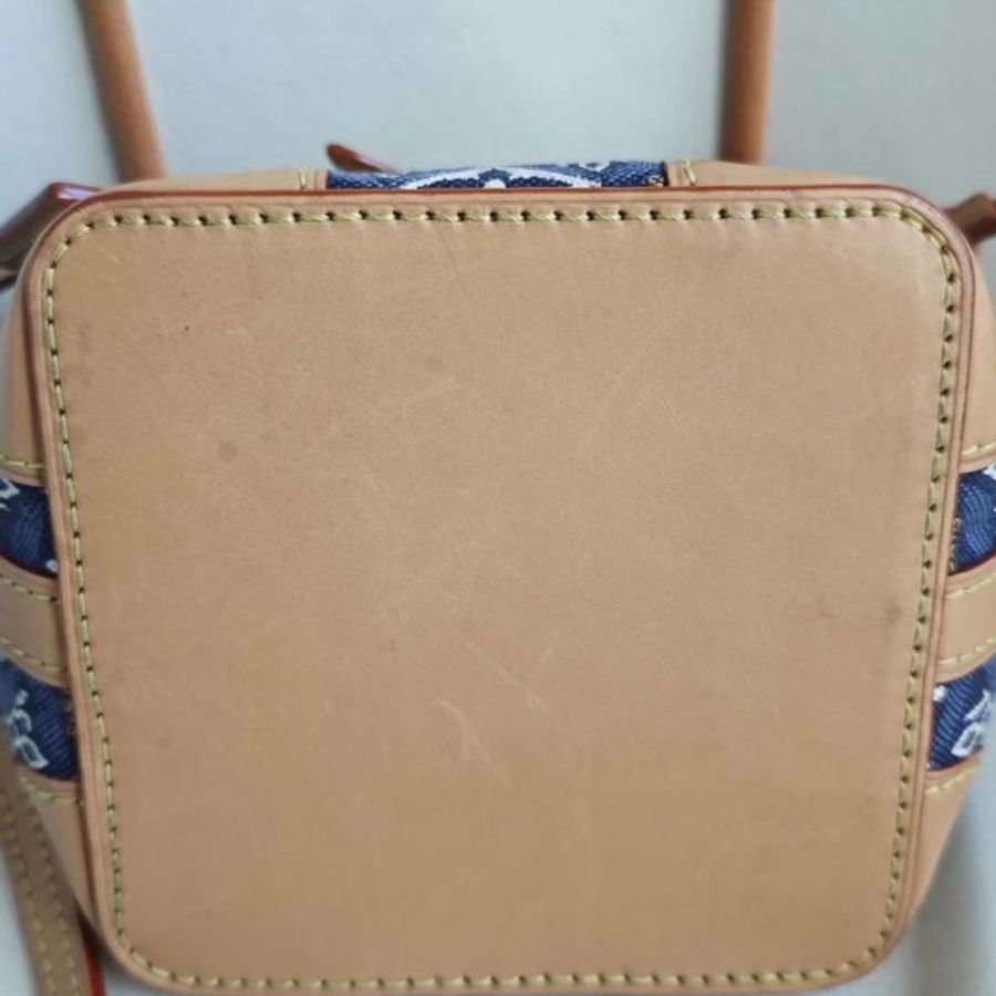 Louis Vuitton 路易威登 Noe Purse系列 斜挎包 燒麥包 織布 彩色 底長11.5*12-7